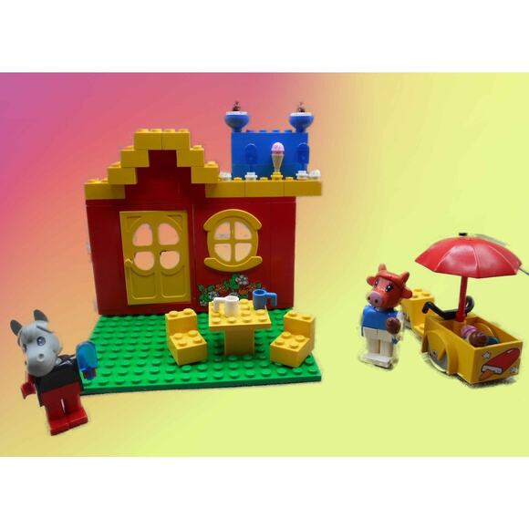 LEGO Fabuland 3665 Ice Cream Shop w/Scooter 1980 Vintage/Custom READ - Picture 1 of 16